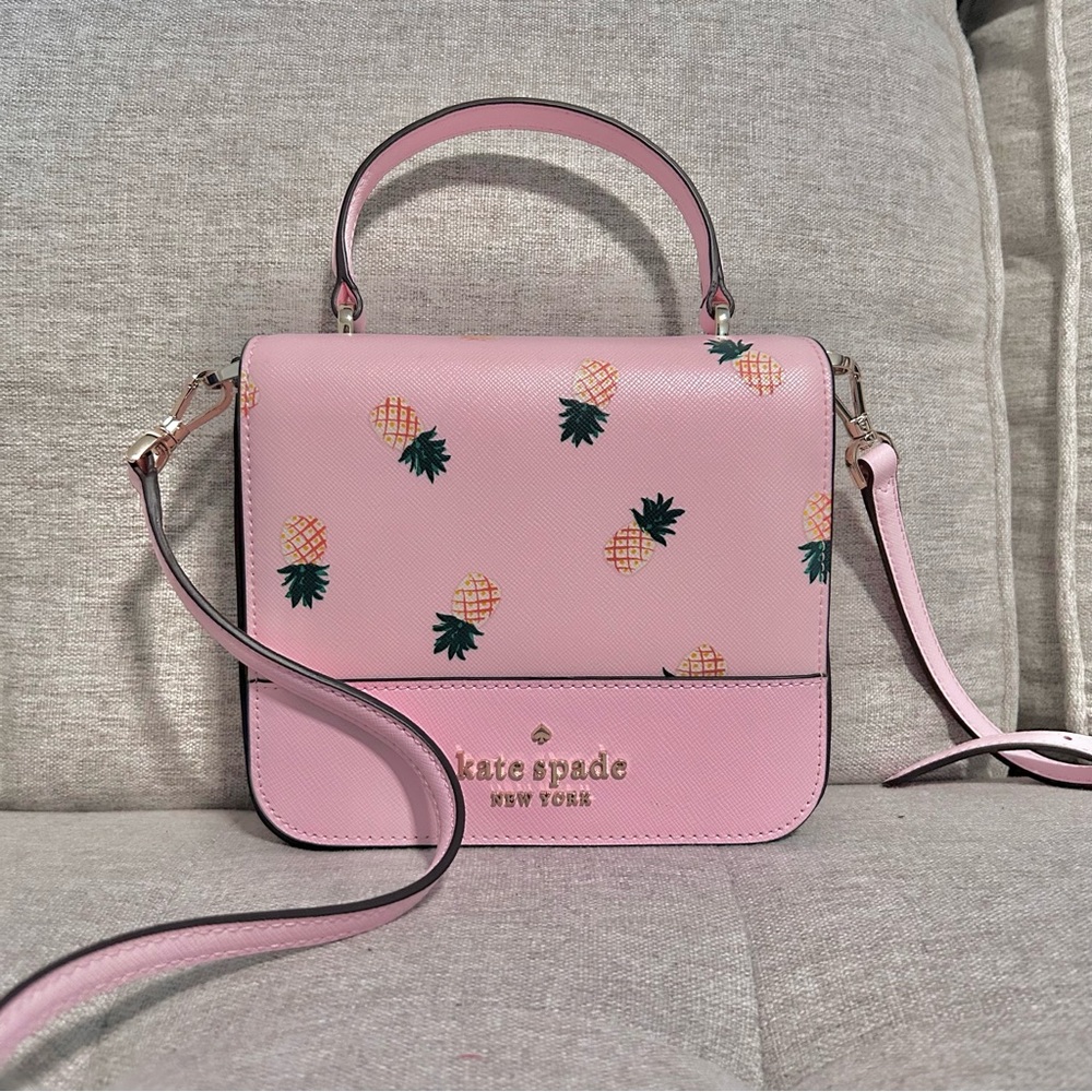 Kate Spade Pink Pineapple Print Women's Bag